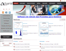 Tablet Screenshot of actuarial.pt
