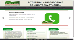 Desktop Screenshot of actuarial.com.br