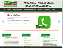 Tablet Screenshot of actuarial.com.br